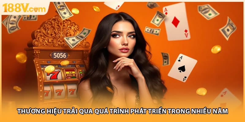 Thương hiệu trải qua quá trình phát triển trong nhiều năm